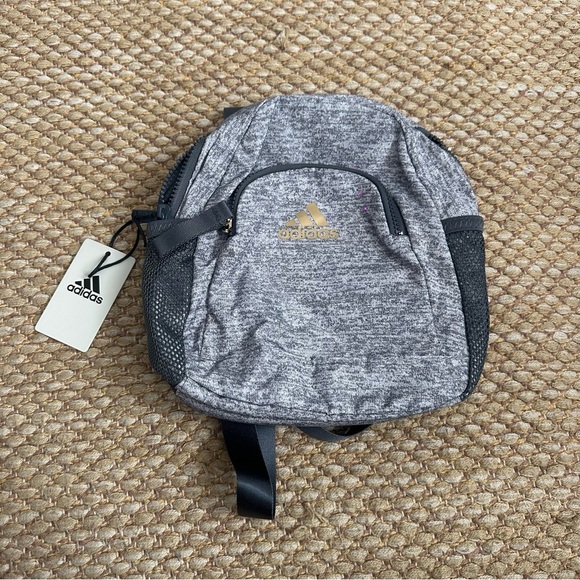 ADIDAS Linear 3 Mini Backpack Grey - Picture 2 of 2